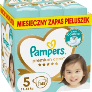 PAMPERS Premium Care pieluchy 11 16kg rozmiar 5 148 szt