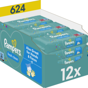 PAMPERS Fresh Clean chusteczki nawilzane dla dzieci 624 szt