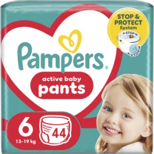 PAMPERS Pants pieluchomajtki rozm6 13 19kg 44 szt