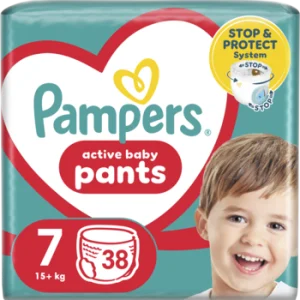 PAMPERS Pants pieluchomajtki rozm7 15kg 38 szt